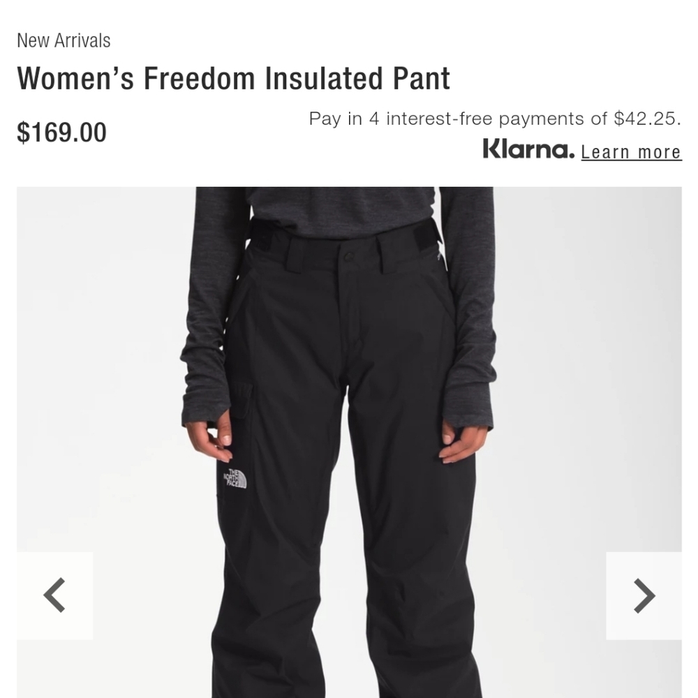 NWOT The NorthFace Women's Insulated Ski/Snow Pant